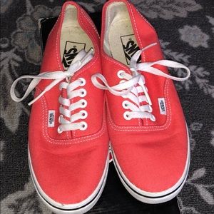 Vans authentic life pro coral